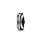 Magnetix Ring Black Stripes 21