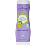 Attitude Little Leaves Vanilla & Pear Vaskegel og shampoo til baby 473 ml
