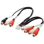 Adnauto - Cable Connection aux compatible avec autoradio Kenwood rca