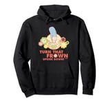 The Simpsons Marge Simpson Turn That Frown Upside Down Retro Pullover Hoodie