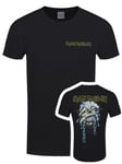 Iron Maiden T-shirt Powerslave Head & Logo Men's Black