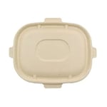 Tessera Bio Products QC8501100L Lot de 50 couvercles de canne à sucre pour récipients alimentaires à micro-ondes Beige 850 ml-1100 ml