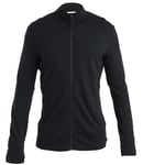 Icebreaker Quantum IV LS Zip Men Black-IB001 XXL - Fri frakt