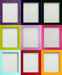Frame Company Candy Range Aqua Blue Picture Photo Frame, A2 Fitted With High Clarity Perspex *Choice of 11 Colours*