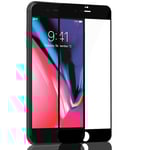 1-Pack Iphone 8 Plus Black Skärmskydd - Härdat Glas 9H - Super kvalitet 3D