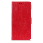 Huawei Honor 9X Lite Nøytralt PU Skinndeksel m. Lommebok Rød