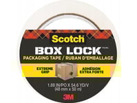 Q-Connect Taśma Pakowa Scotch®Box Lock, 48Mm X 50M, 1Szt., Transparentna
