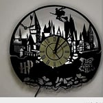 OZ6YA Harry Potter vinyl record wall clock LED night light Harry Potterclock creative clockVinyl Wall Clock Gift  Wall Art Vintage Decor