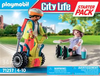 Playmobil City Life 71257 Starter Pack Secouriste avec gyropode