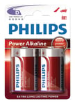 Philips Batteri Philips D 1,5V LR20 2-pack