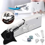 smzzz HOME GARDEN Handheld Sewing Machine Portable Electric Stitch Household Tool for Home Travel Stitching DIY Fabric Clothing Sewing Thread Scissor Stitch Quick Repairs and Fun