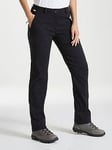 Craghoppers Kiwi Pro Winter Lined Trouser Short Length - Black, Black, Size 16, Women