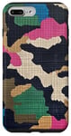 iPhone 7 Plus/8 Plus Cross Stitch Style Camouflage Pattern Case