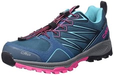CMP Femme ATIK WMN WP Trail Running Shoes Chaussures de Course à Pied, Deep Lake Purple Fluo, 38 EU