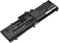 Kompatibelt med Asus ROG Zephyrus S15 GX502LWS-HF030T, 15.4V, 4800 mAh