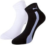 PUMA Men's Quarters Socks Sustainable Pack of 2 Pairs White white Size:Size 9-11