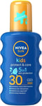 Nivea Sunscreen Spray Protect & Care  SPF 30+ For Kids 200ml