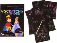 Leantoys Scratchboard Målarbok För Barn Kingdom