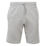 Reebok Men's Identity Fleece Shorts Medium Grey Heather/Medium Grey Heather S