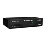 THOMSON THS 806 TNTSAT HD, DVB-S2, pour recevoir la TNT Gratuite par Satellite, Carte TNTSAT valable 4 Ans Incluse, HDMI, Péritel, Spdif, USB, Flux RSS, Alimentation 230/12V fournie