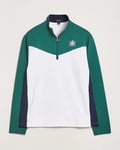 RLX Ralph Lauren Double Knit Tech Half Zip Kelly Green/Ceramic White