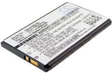 Batteri 3DS10744AAAA for Tchibo, 3.7V, 650 mAh