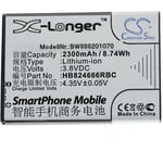 vhbw Batterie compatible avec Huawei E5577 ebs-937, E5577s-321, E5785, E5785LH-22C routeur modem hotspots (2300mAh, 3,8V, Li-ion)