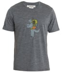 Icebreaker Tech Lite II SS Tee Tech Head Men T-shirt Gritstone Hthr-IB004 M - Fri frakt