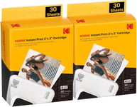 KODAK 4PASS Film Cartridge 3x3" for KODAK Mini 3 Retro and Mini Shot 3 Retro, 60