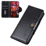 BRAND SET Cover for NOKIA 8.3 5G Case Wallet Business Leather Flip Case with Secure Magnetic Closure Lock and Bracket Function, Suitable for NOKIA 8.3 5G-Black