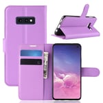 samsung Samsung S10E PU Wallet Case Purple