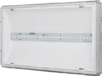 AWEX Emergency lighting fitting EXIT L IP65 ECO LED 3W 340lm 1h single task white ETL/3W/ESE/PT/WH - ETL/3W/ESE/PT/WH