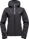 Black Diamond Women's StormLine Stretch Rain Shell Jacket Black M, Black