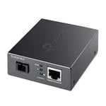 TP-Link Gigabit WDM Media Converter, Auto-negotiation, Extends fiber distance up to 2 km, Plug and play (TL-FC311B-2)