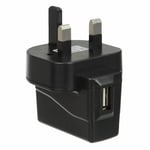 Universal USB Mains UK Wall Plug Charger Satnav, Tomtom, iPod, Mp3, Mp4 Players