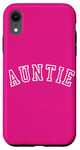 iPhone XR Auntie New Aunt Women Baby Announcement Gender Reveal Case