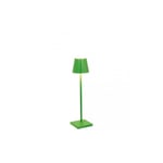 Perenz - Lampe de table led Poldina Pro Micro Vert Pomme, rechargeable et dimmable