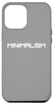 Coque pour iPhone 12 Pro Max Minimalisme | Attitude minimaliste à la vie | Joie et bonheur