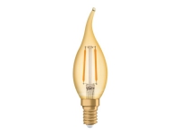 OSRAM Vintage 1906 Classic BA - LED-glödlampa med filament - form: BA35 - E14 - 1.5 W (motsvarande 12 W) - klass G - varmt vitt ljus - 2400 K - guld