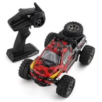 GRTVF 4WD RC Racing Drift Cars, 1/18 Remote Control Car 2.4Ghz Fast Powerful Off Road Truck All Terrain Electric Rock Crawler Vehicle Rechargeable RC Monster Trucks Toy Gift for Adults & Kids