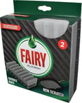Fairy Platinum Non Scratch Griddle Mate Dual Scourer Pack of 2