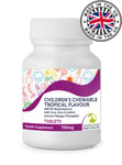 Children’s Chewable Tropical Flavour ABCDE Multivitamin Tablets Bottle x 30