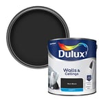 Dulux Matt Emulsion Paint For Walls And Ceilings - Rich Black 2.5L