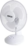 Pifco P52004 9" Desk Fan 2-Speed White