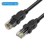 Câble Ethernet Vention Câble LAN Cat6 UTP Câble de raccordement réseau RJ45 10m 50m pour modem routeur Internet PS PC Cat 6 Câble Ethernet, Noir IBB Round- 10m- Bundle1-