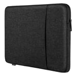 TiMOVO 13 Inch Laptop Sleeve Case for Galaxy Tab S8+ 12.4",iPad Pro 12.9 2020, MacBook Air 13 Inch, MacBook Pro 13", Galaxy Tab S7+, Surface Pro X/7/6/5/4/3, Soft Durable Pocket, Black