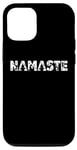 Coque pour iPhone 12/12 Pro Namaste Yoga Lover Zen Lotus