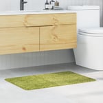 Badrumsmatta Rektangulär Grön 60x90 cm Polypropylen Halkfri