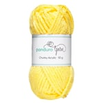 Garn Chunky Acrylic 50g ljusgul