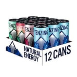 TENZING Natural Energy Drink, Mixed Pack, Plant Based, Vegan, & Gluten Free (Pack of 12)